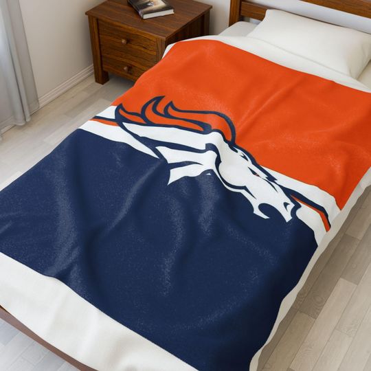 Denver Broncos Throw Blanket