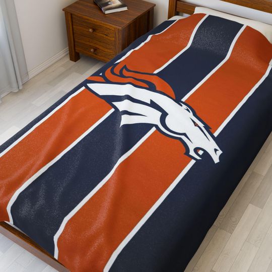Denver Broncos Throw Blanket
