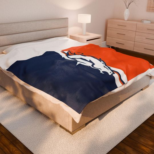 Denver Broncos Throw Blanket