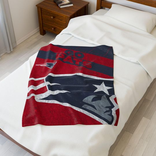 New England Patriots Throw Blanket