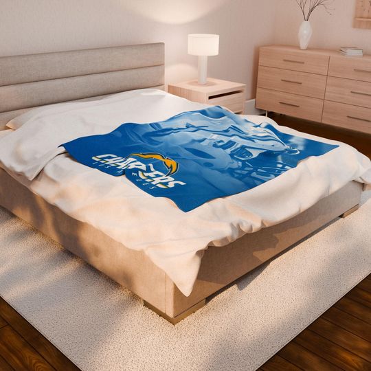 Los Angeles Chargers Throw Blanket