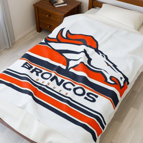 Denver Broncos Throw Blanket