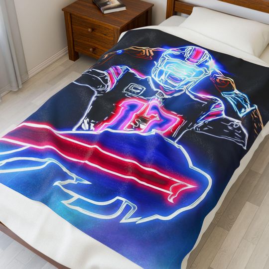 Josh Allen Buffalo Throw Blanket