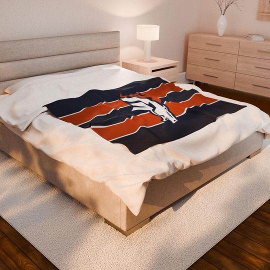 Denver Broncos Throw Blanket