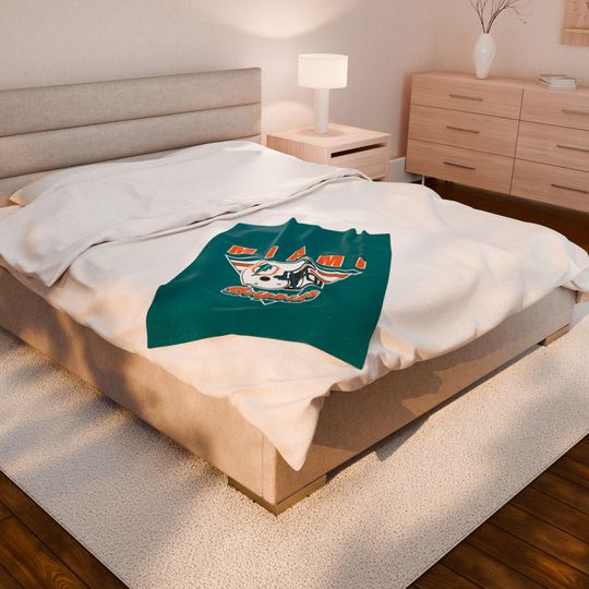 Miami Dolphins Throw Blanket -