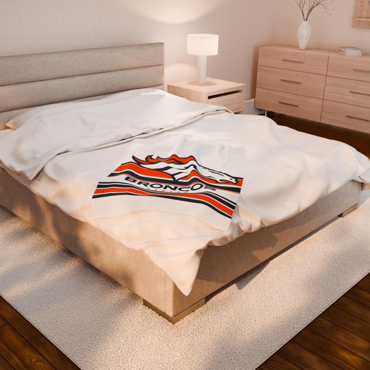 Denver Broncos Throw Blanket