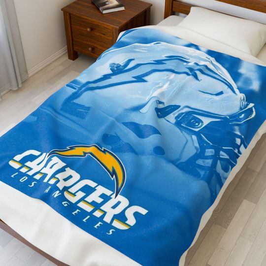 Los Angeles Chargers Throw Blanket
