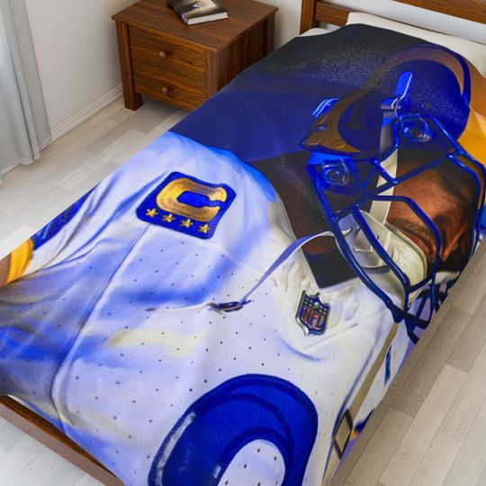 Matthew Stafford Rams Throw Blanket