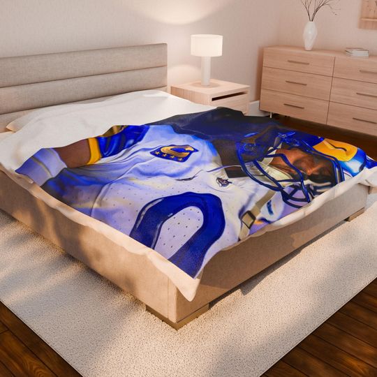 Matthew Stafford Rams Throw Blanket