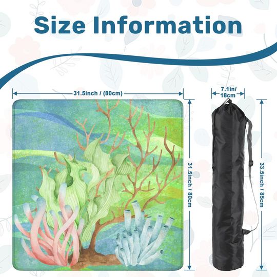 Coral Lake Mahjong Mat