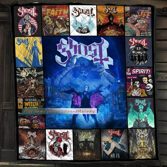 Ghost Swedish Rock Band Albums Quilt Blanket