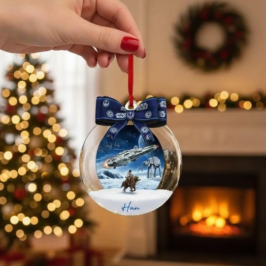 Personalized Star Wars Ornament, Star Wars Fan Keepsake