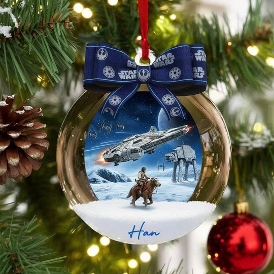 Personalized Star Wars Ornament, Star Wars Fan Keepsake