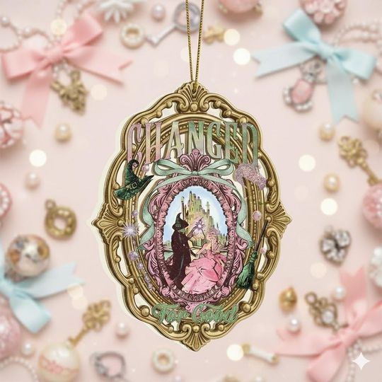 Vintage Christmas Ornament: Wicked Witch Acrylic Tree Decor