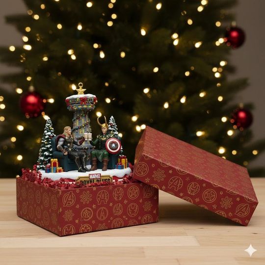 Personalized Marvel Avengers Ornament, Custom Avengers Christmas Ornament