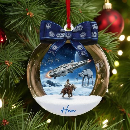 Personalized Star Wars Ornament, Star Wars Fan Keepsake