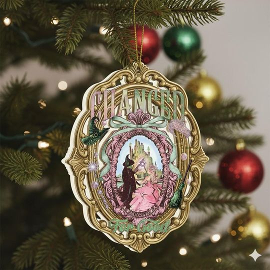 Vintage Christmas Ornament: Wicked Witch Acrylic Tree Decor