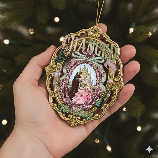 Vintage Christmas Ornament: Wicked Witch Acrylic Tree Decor