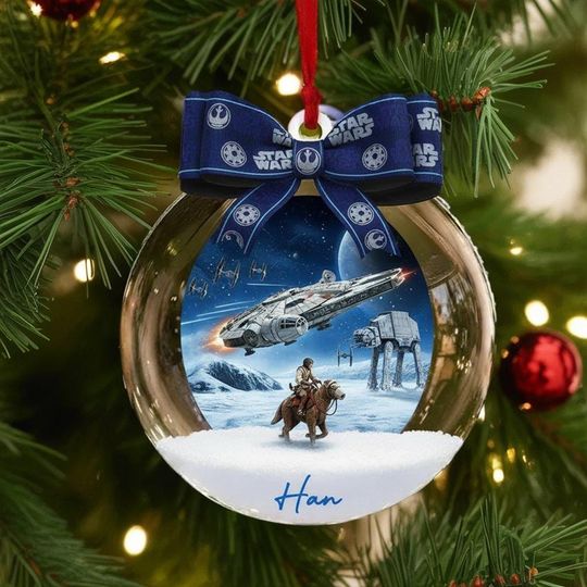 Personalized Star Wars Ornament, Star Wars Fan Keepsake