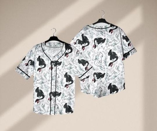 Toothless Baseball Jersey Unisex Light Button-Up Shirt