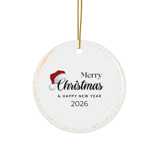Personalized Scientist Christmas Ornament: Funny Explosion Expert Ceramic Decoration