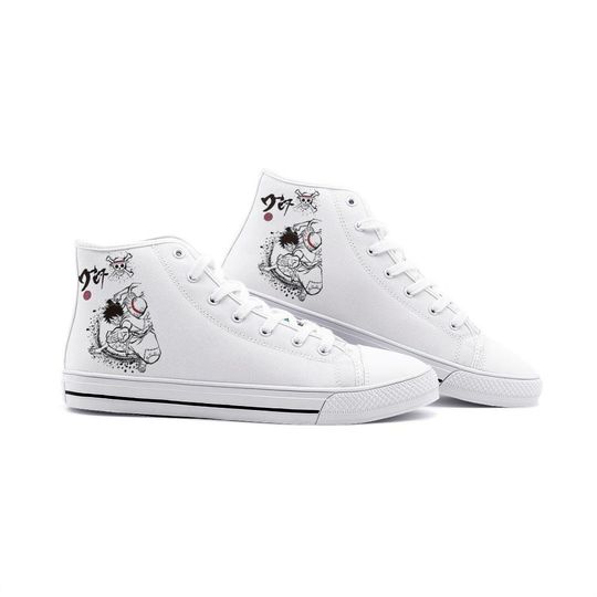Luffy (Unisex High Top Canvas Shoes)