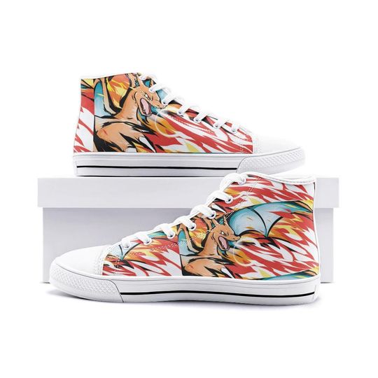 Charizard Unisex High Top Canvas Shoes