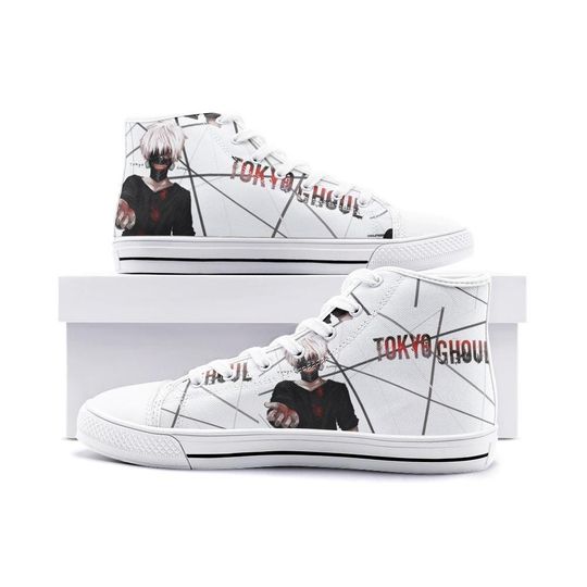 Toky Ghoul Unisex High Top Canvas Shoes