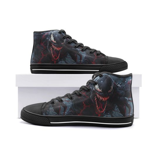 Venom Unisex High Top Canvas Shoes