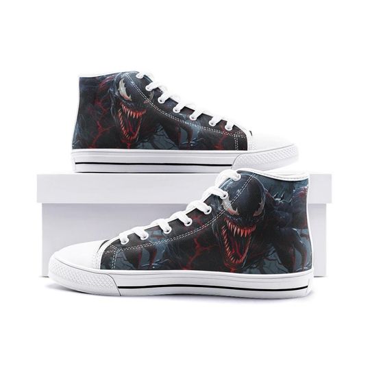Venom Unisex High Top Canvas Shoes