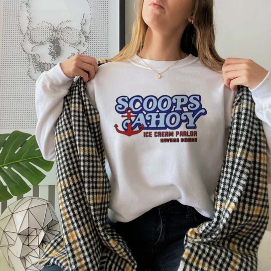 Scoops Ahoy Ice Cream Parlor Sweatshirt