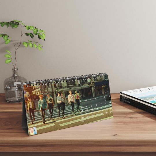 BTS 2026 Desktop Calendar: K-Pop Army Gift, Desk Decor
