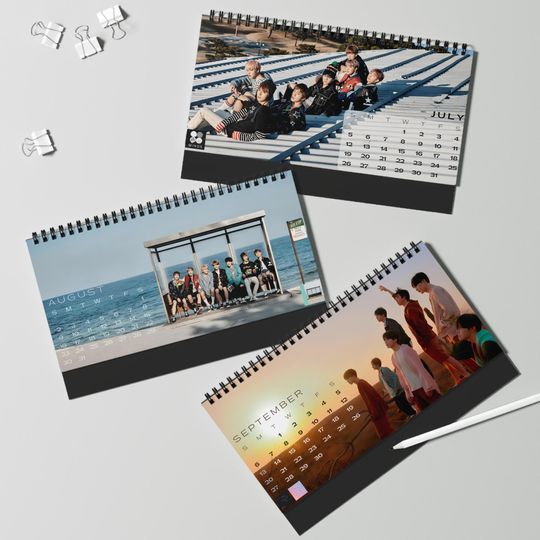 BTS 2026 Desktop Calendar: K-Pop Army Gift, Desk Decor