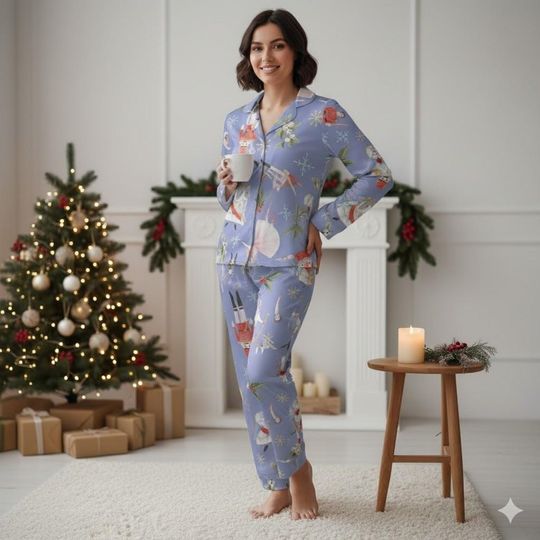 Nutcracker Ballet Family Pajamas Set, Christmas Matching PJs