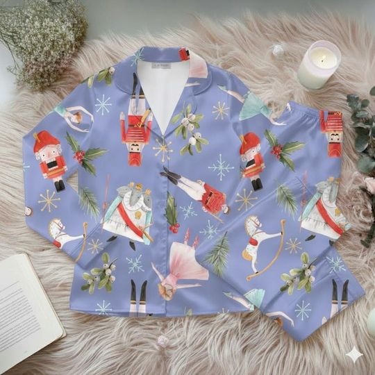 Nutcracker Ballet Family Pajamas Set, Christmas Matching PJs