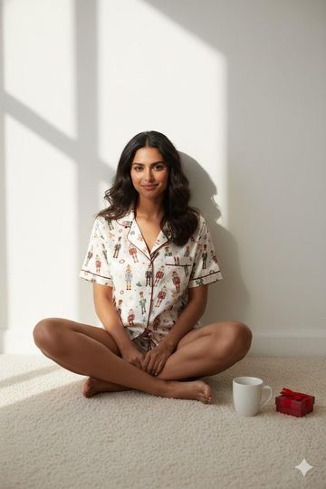 Nutcracker Christmas Pajama Set