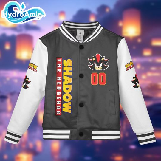 Custom Shadow the Hedgehog Varsity Jacket