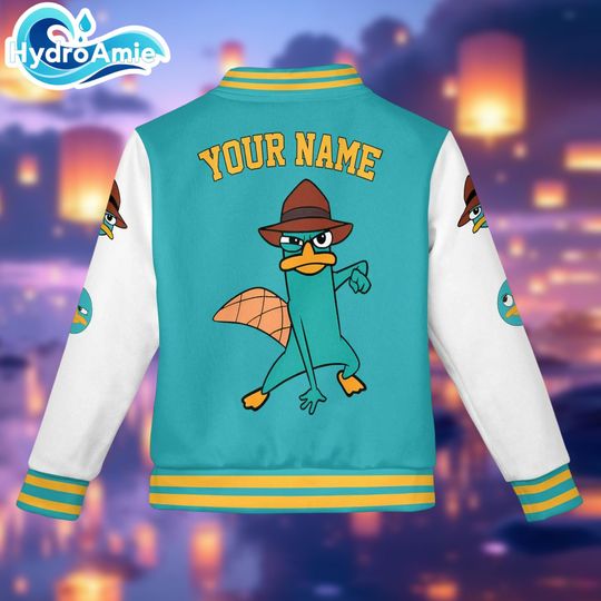 Custom Perry the Platypus Varsity Jacket