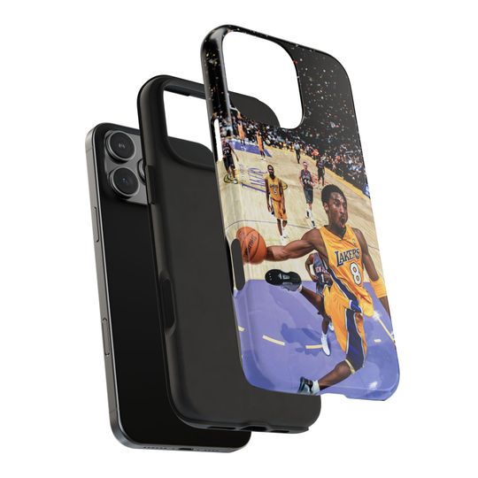 Kobe Bryant Tough Phone Case: Lexan Plastic, Basketball Gift