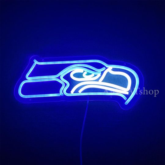 Seattle Seahawks LED Neon Sign Cave Decor