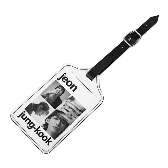 BTS Jung Kook Kpop Boy Band Luggage Tags, Bangtan Boys Arirang Luggage Tags, Army Luggage Tags, Travel Gift