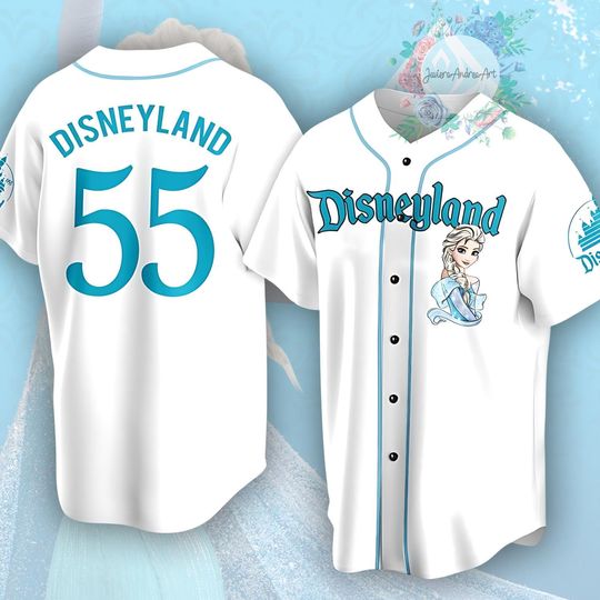 Disney Princess Elsa Jersey, Elsa Princess, Elsa Jersey, Disneyland Shirt, Magical Castle Jersey, Disney Kids Jersey, Disney Princess