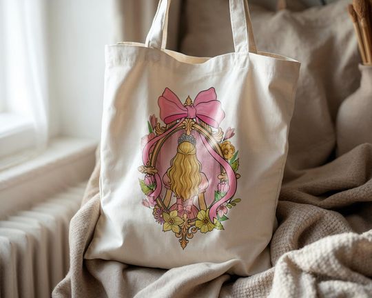 Wicked Tote Bag - Canvas Bag Featuring Wizard Defying Gravity, Emerald City, Broomstick Magic