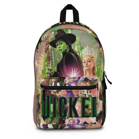 Wicked Movie Backpack Film Lover Knapsack School Travel Bag