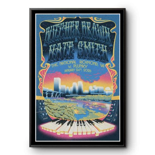 Butcher Brown & Nate Smith Richmond VA January 24, 2026 Poster