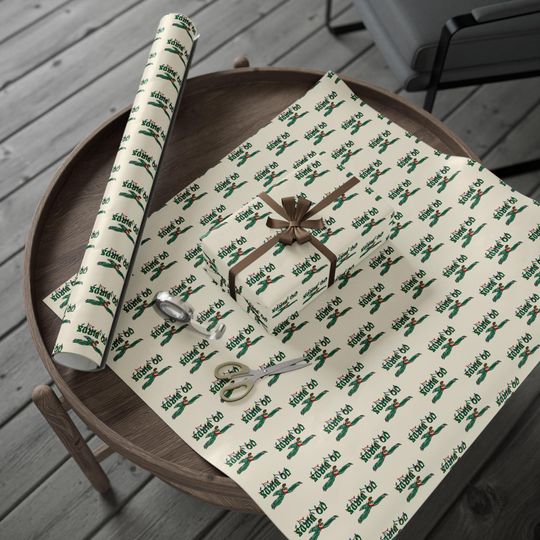 Eagles Gift Wrapping Paper: Holiday Go Birds Pattern