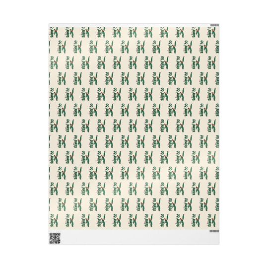 Eagles Gift Wrapping Paper: Holiday Go Birds Pattern