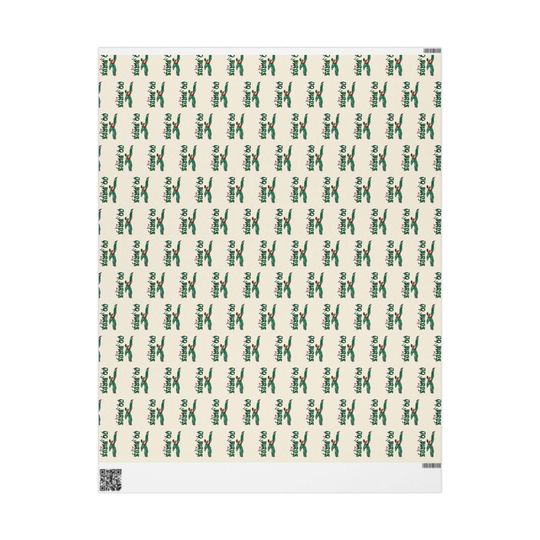 Eagles Gift Wrapping Paper: Holiday Go Birds Pattern