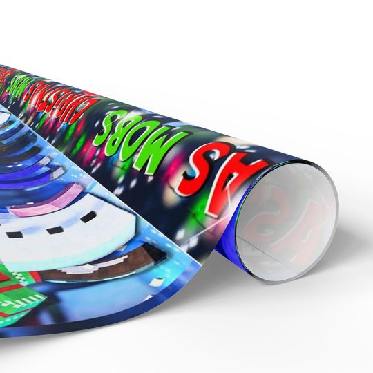 Roblox Christmas Mobs Boys Wrapping Paper
