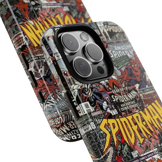 Spider-Man Comic iPhone Case, Retro Marvel Case
